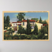 Uitzicht van de woonplaats van William Powell Poster (Voorkant)