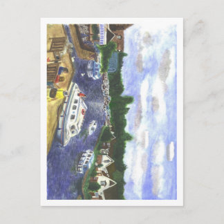 Uitzicht van de Wroxham Bridge Norfolk Broads Briefkaart