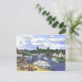 Uitzicht van de Wroxham Bridge Norfolk Broads Briefkaart (Staand voorkant)