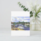 Uitzicht van de Wroxham Bridge Norfolk Broads Briefkaart (Staand voorkant)