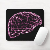 Uitzicht VAN DE X-RAY BRAIN ZIJDE PINK Muismat (Met muis)