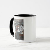 Uitzicht van de zalmkankerij mok (Voorkant links)