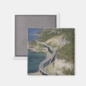 Uitzicht van de Zee Cliff Bridge bij Wollongong; Magneet (Voorkant / Achterkant)