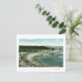 Uitzicht van de zee-Rocks Resort en de Stille Ocea Briefkaart (Staand voorkant)