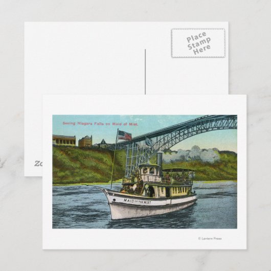 Uitzicht van de Zeemeermin van de Mist Boat 2 Briefkaart (Voorkant / Achterkant)