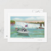 Uitzicht van de Zeemeermin van de Mist Boat Briefkaart (Voorkant / Achterkant)