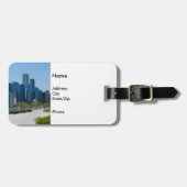 Uitzicht van de zeepier bagagelabel (Voorkant horizontaal)