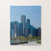 Uitzicht van de zeepier legpuzzel (Verticaal)