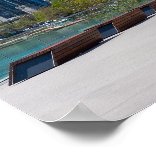 Uitzicht van de zeepier poster (Hoek)