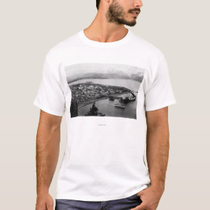 Uitzicht van de zeug, Alaska van de luchtfoto T-shirt