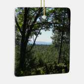 Uitzicht van de zomer in het natuurpark Acadia Keramisch Ornament (Rechts)