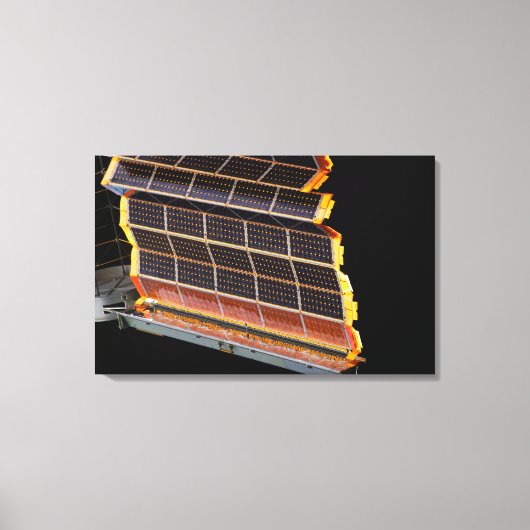 Uitzicht van de zonnepanelen canvas afdruk (Voorkant)