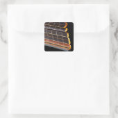 Uitzicht van de zonnepanelen vierkante sticker (Tas)