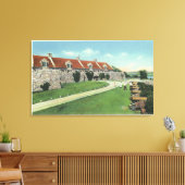 Uitzicht van de ZuidBarracks van de vlag Canvas Afdruk (Insitu (Woonkamer))