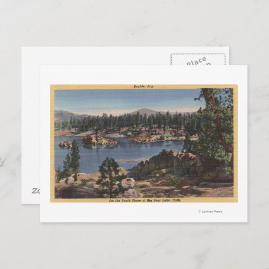 Uitzicht van de zuidkust van Boulder Bay Briefkaart (Voorkant / Achterkant)