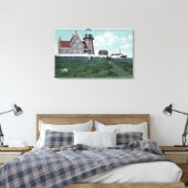 Uitzicht van de Zuidvuurtoren Canvas Afdruk (Insitu (Slaapkamer))