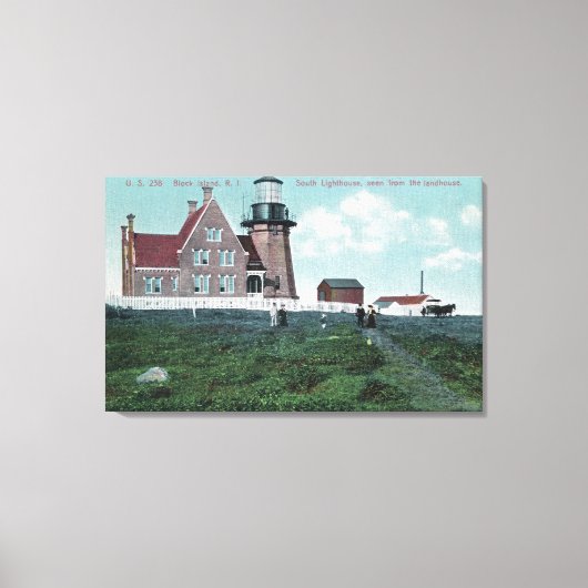 Uitzicht van de Zuidvuurtoren Canvas Afdruk (Voorkant)