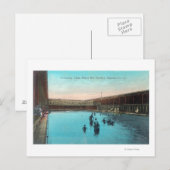 Uitzicht van de Zwemmetrieke TankBoyes Hot Springs Briefkaart (Voorkant / Achterkant)