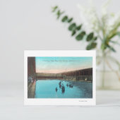 Uitzicht van de Zwemmetrieke TankBoyes Hot Springs Briefkaart (Staand voorkant)