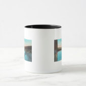 Uitzicht van de Zwemmetrieke TankBoyes Hot Springs Mok (Midden)