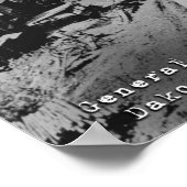 Uitzicht van Deadwood SD in 1876 Poster (Hoek)