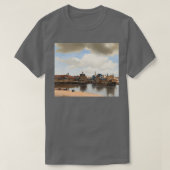 Uitzicht van Delft 1661 Johannes Vermeer T-shirt (Design voorkant)