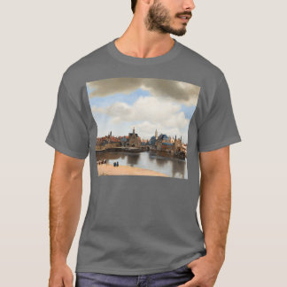 Uitzicht van Delft 1661 Johannes Vermeer T-shirt