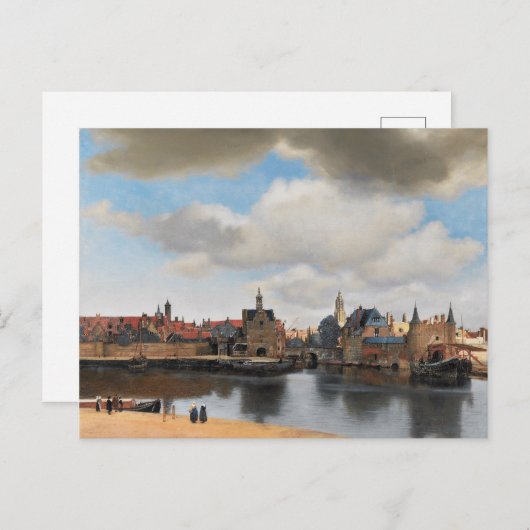 Uitzicht van Delft Briefkaart (Voorkant / Achterkant)