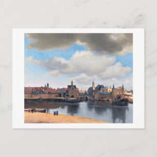 Uitzicht van Delft, Johannes Vermeer, 1659-1660 Briefkaart