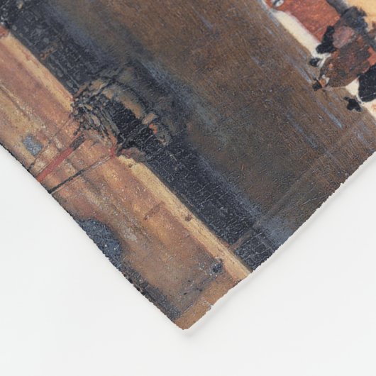 Uitzicht van Delft, Johannes Vermeer, 1659-1660 Fleece Deken (Hoek)