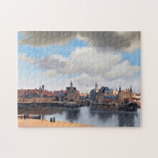 Uitzicht van Delft, Johannes Vermeer, 1659-1660 Legpuzzel (Horizontaal)
