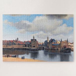 Uitzicht van Delft, Johannes Vermeer, 1659-1660 Legpuzzel