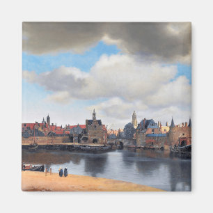 Uitzicht van Delft, Johannes Vermeer, 1659-1660 Magneet