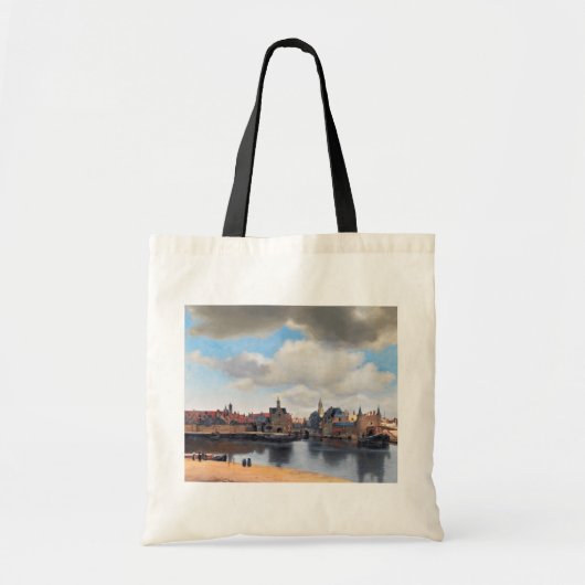 Uitzicht van Delft, Johannes Vermeer, 1659-1660 Tote Bag (Voorkant)