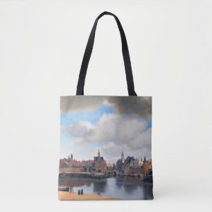 Uitzicht van Delft, Johannes Vermeer, 1659-1660 Tote Bag