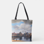 Uitzicht van Delft, Johannes Vermeer, 1659-1660 Tote Bag (Achterkant)