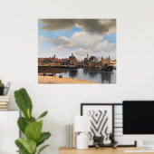 Uitzicht van Delft Poster (Thuiskantoor)