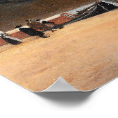 Uitzicht van Delft Poster (Hoek)