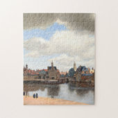 Uitzicht van Delft van Johannes Vermeer 1660 Legpuzzel (Verticaal)