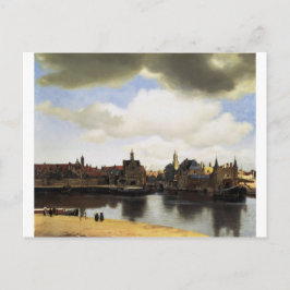 Uitzicht van Delft van Johannes Vermeer Briefkaart