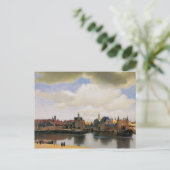 Uitzicht van Delft van Johannes Vermeer Briefkaart (Staand voorkant)