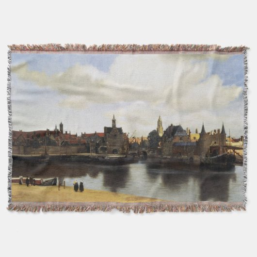 Uitzicht van Delft van Johannes Vermeer Deken (Voorkant)