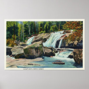 Uitzicht van Diana's Bath Poster