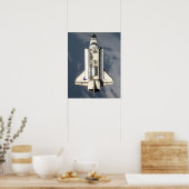 Uitzicht van Discovery van het internationale ruim Poster (Keuken)