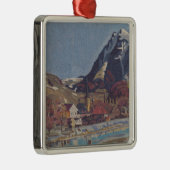 Uitzicht van Dolný Kubín door Arnold Peter Weisz Metalen Ornament (Rechts)