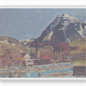 Uitzicht van Dolný Kubín door Arnold Peter Weisz Sticker (Voorkant)