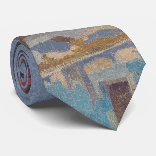 Uitzicht van Dolný Kubín door Arnold Peter Weisz Stropdas (Opgerold)