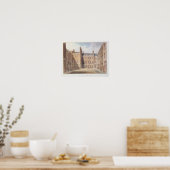 Uitzicht van Downing Street, Westminster Poster (Keuken)