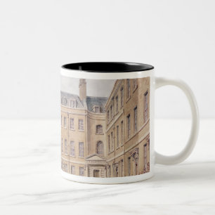 Uitzicht van Downing Street, Westminster Tweekleurige Koffiemok