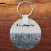 Uitzicht van Downtown, Los Angeles Sleutelhanger (Voorkant)